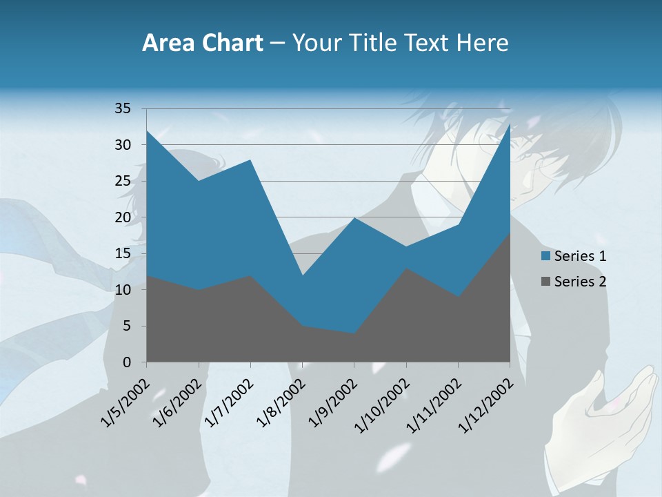 A Couple Of People Standing Next To Each Other PowerPoint Template