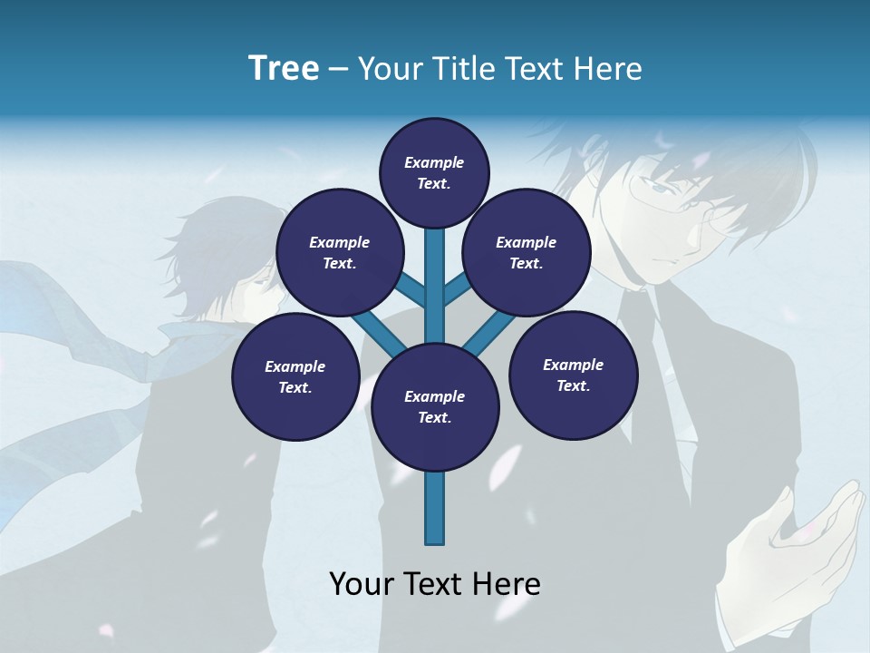 A Couple Of People Standing Next To Each Other PowerPoint Template