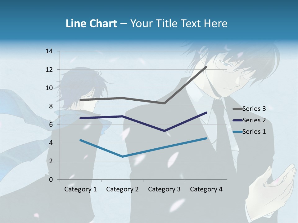 A Couple Of People Standing Next To Each Other PowerPoint Template