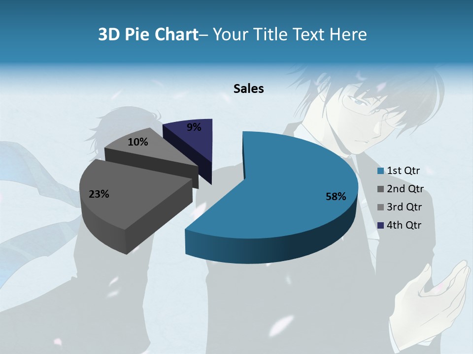 A Couple Of People Standing Next To Each Other PowerPoint Template