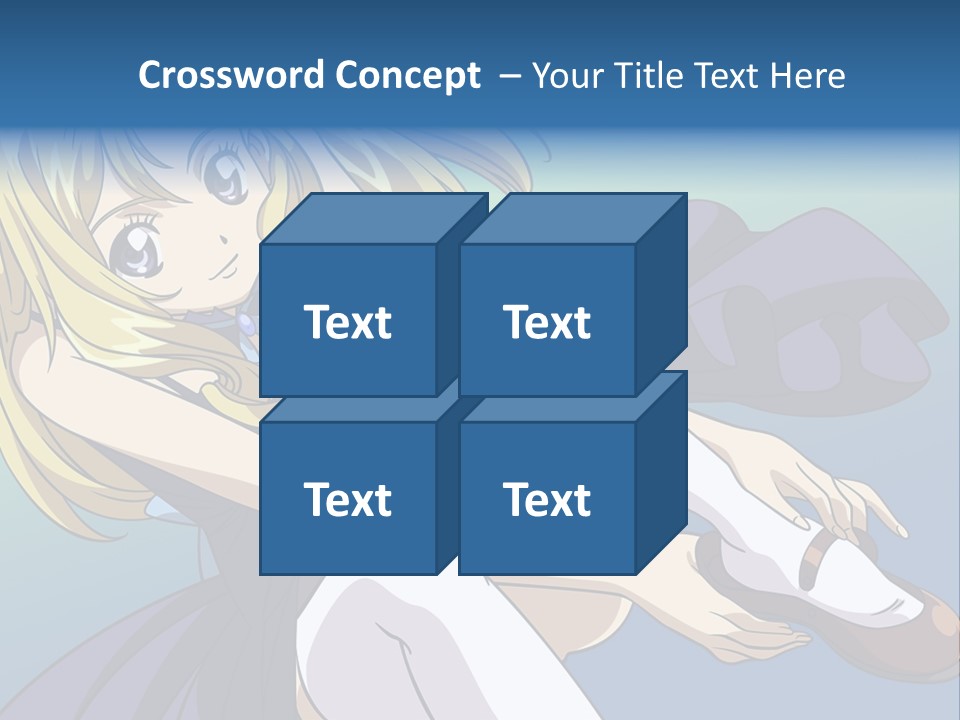 A Girl With Blonde Hair Is Sitting On The Ground PowerPoint Template