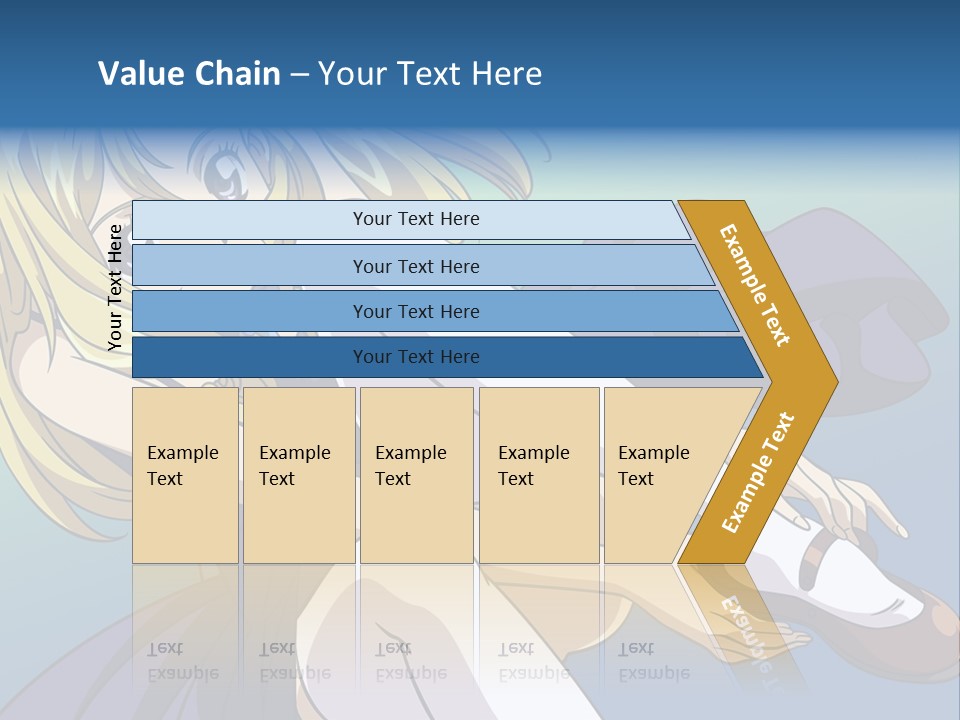 A Girl With Blonde Hair Is Sitting On The Ground PowerPoint Template