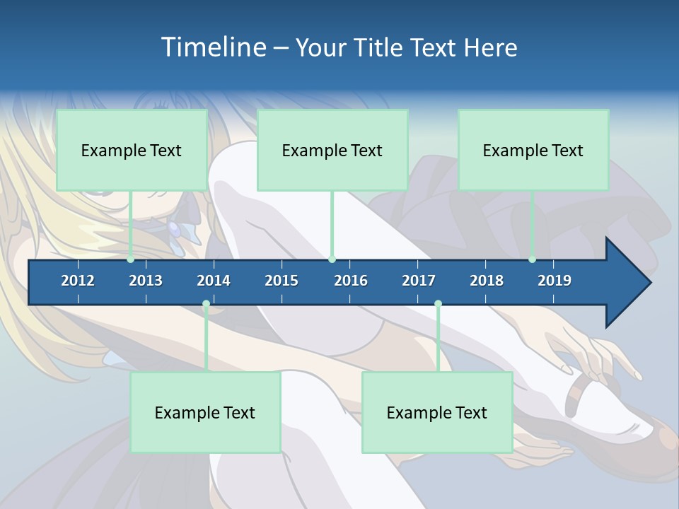 A Girl With Blonde Hair Is Sitting On The Ground PowerPoint Template