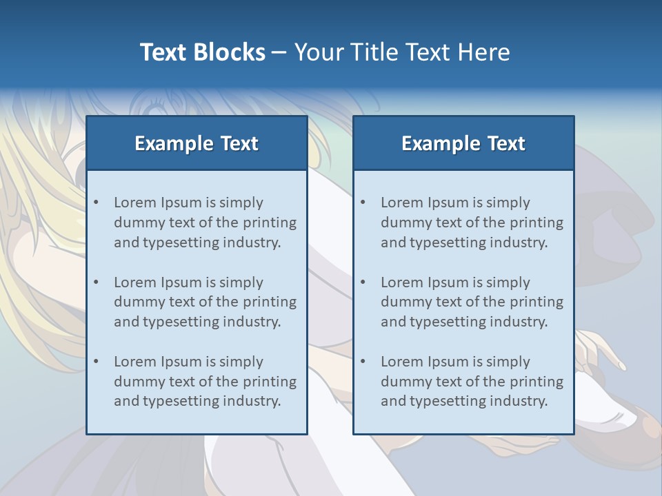 A Girl With Blonde Hair Is Sitting On The Ground PowerPoint Template