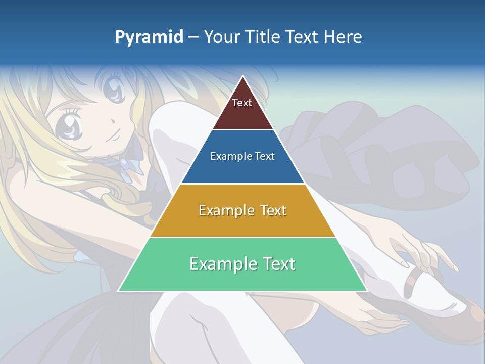 A Girl With Blonde Hair Is Sitting On The Ground PowerPoint Template
