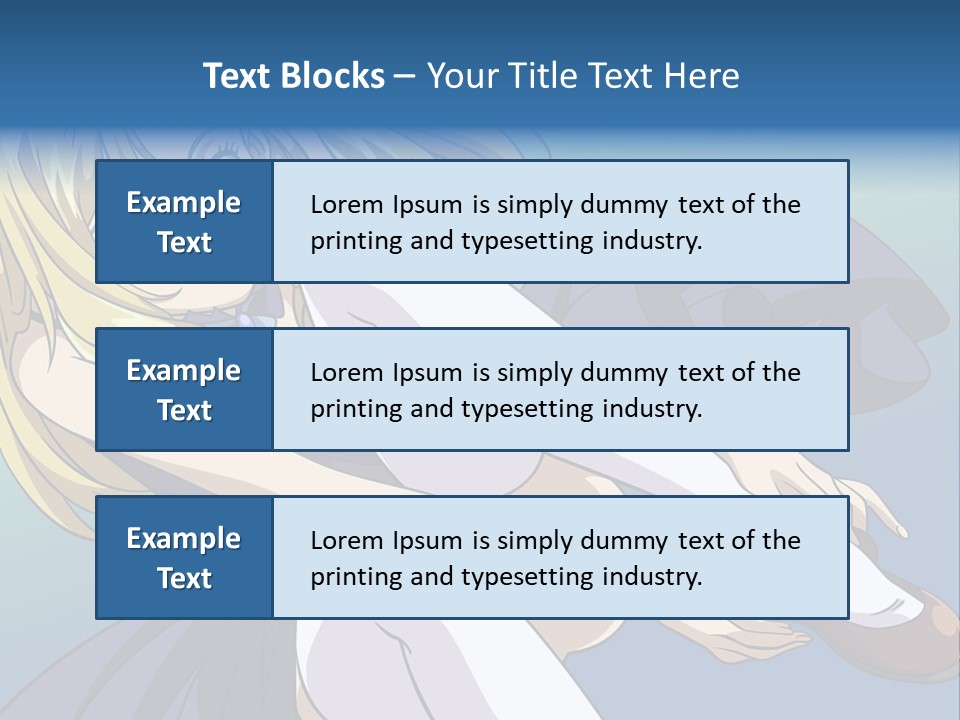 A Girl With Blonde Hair Is Sitting On The Ground PowerPoint Template