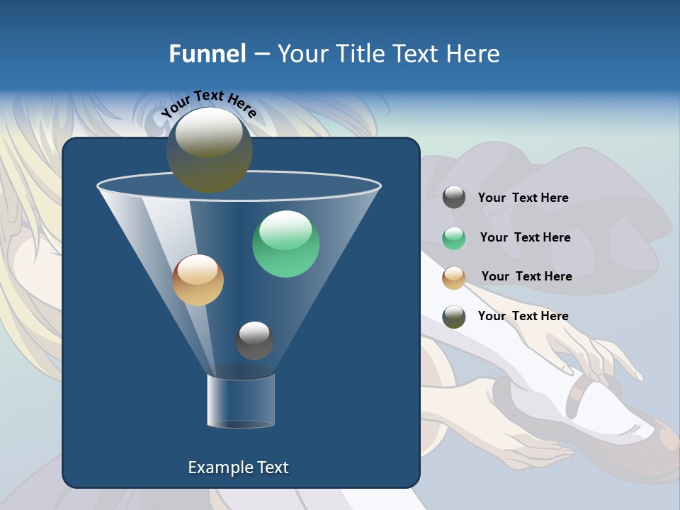 A Girl With Blonde Hair Is Sitting On The Ground PowerPoint Template