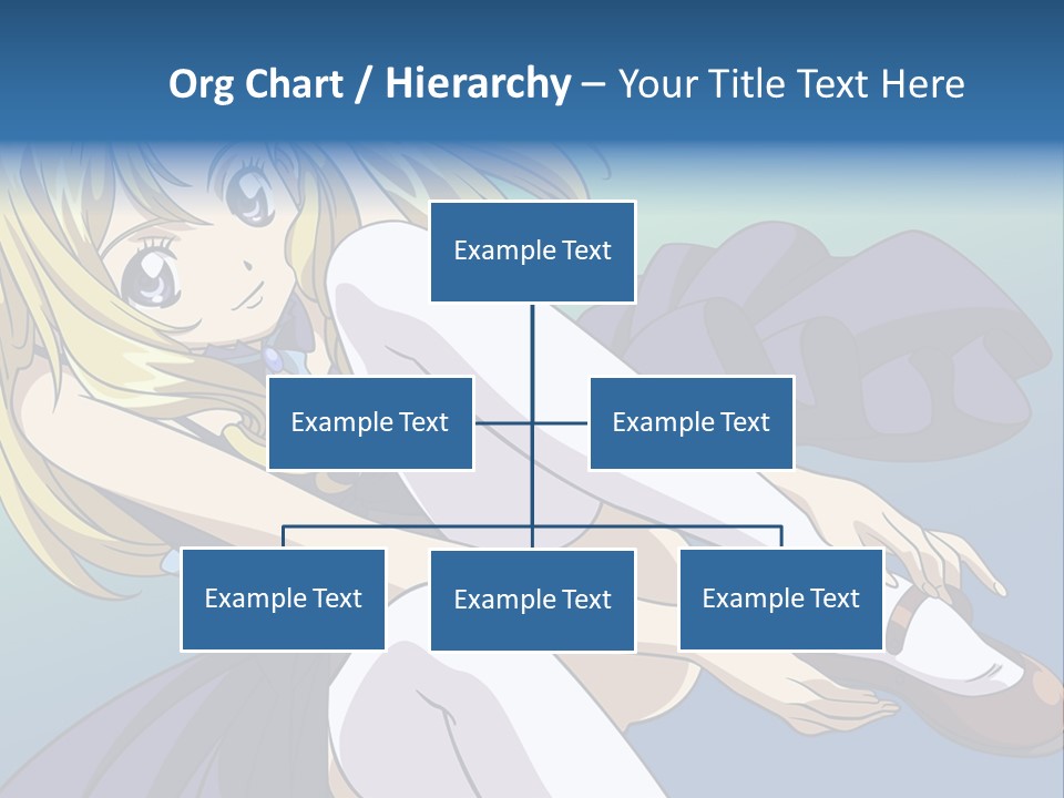 A Girl With Blonde Hair Is Sitting On The Ground PowerPoint Template