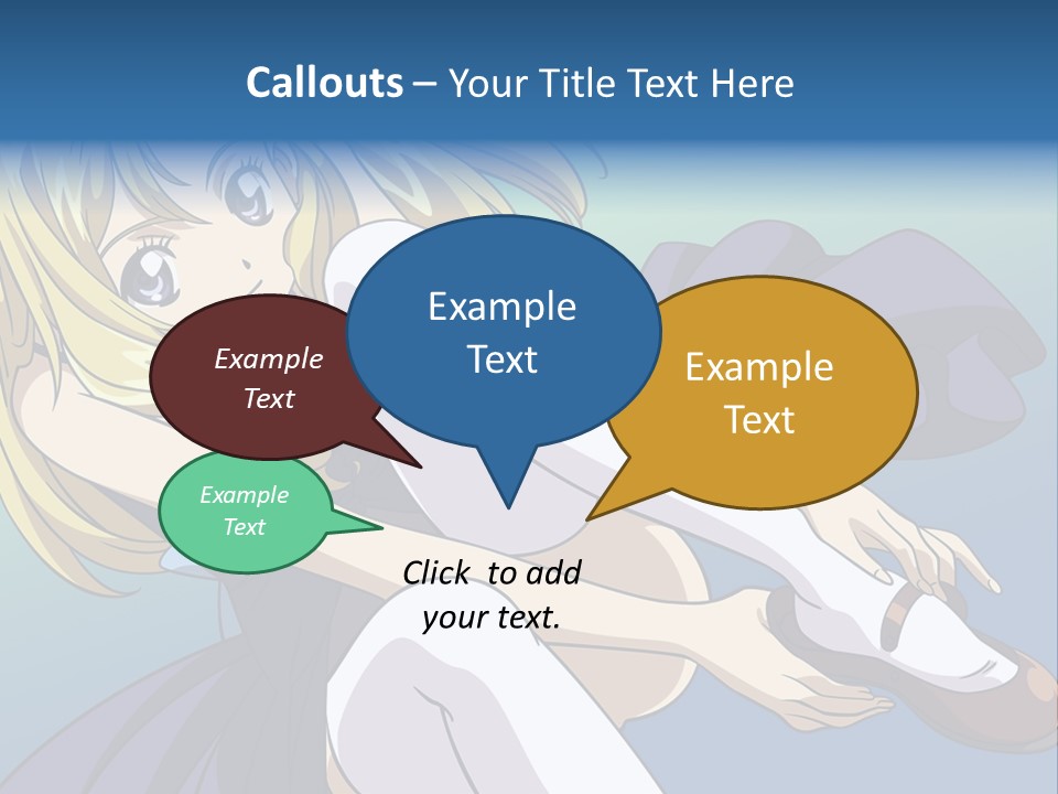 A Girl With Blonde Hair Is Sitting On The Ground PowerPoint Template