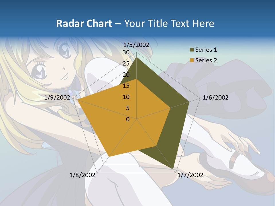 A Girl With Blonde Hair Is Sitting On The Ground PowerPoint Template