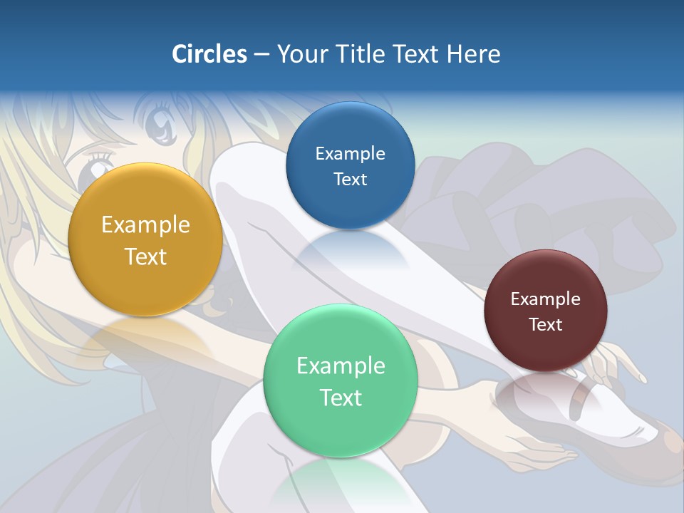 A Girl With Blonde Hair Is Sitting On The Ground PowerPoint Template