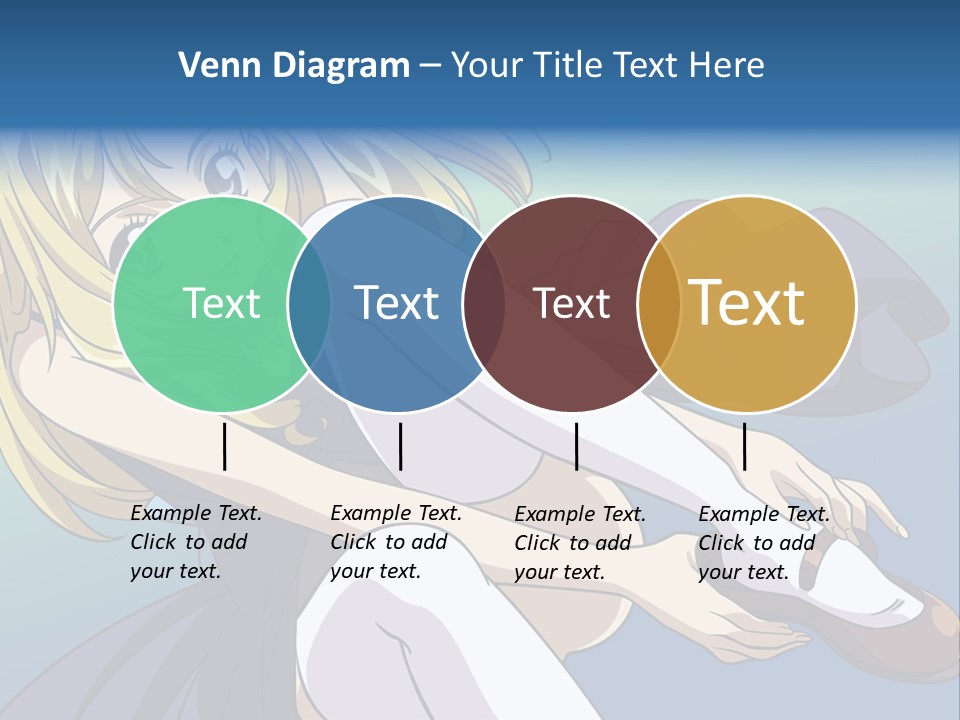 A Girl With Blonde Hair Is Sitting On The Ground PowerPoint Template