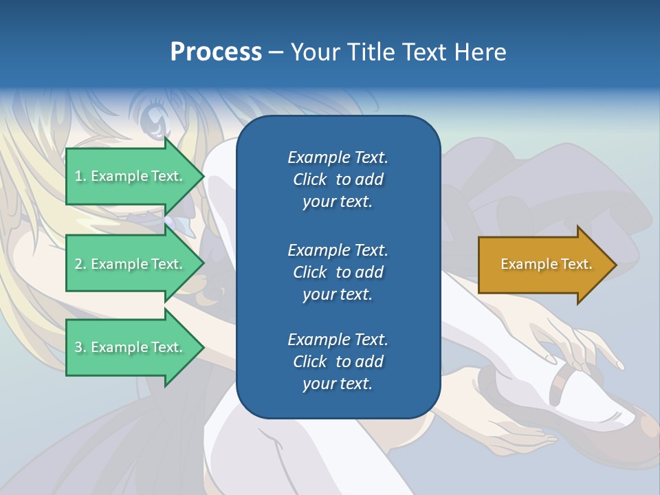 A Girl With Blonde Hair Is Sitting On The Ground PowerPoint Template