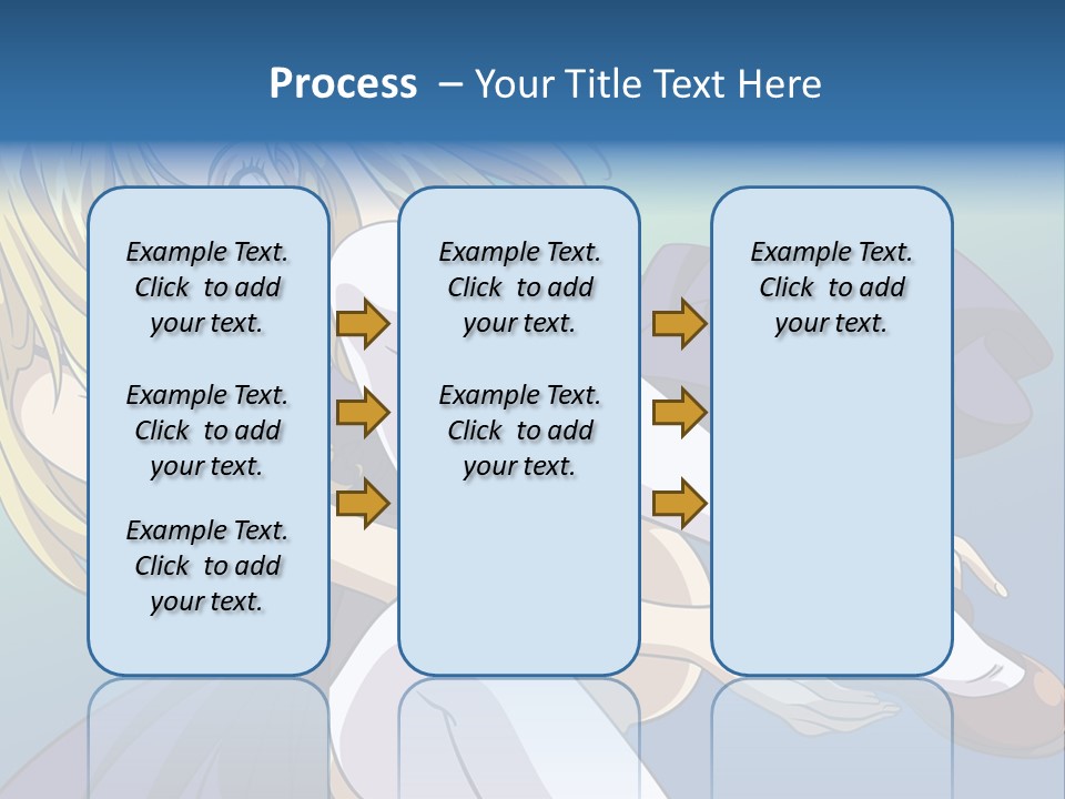 A Girl With Blonde Hair Is Sitting On The Ground PowerPoint Template