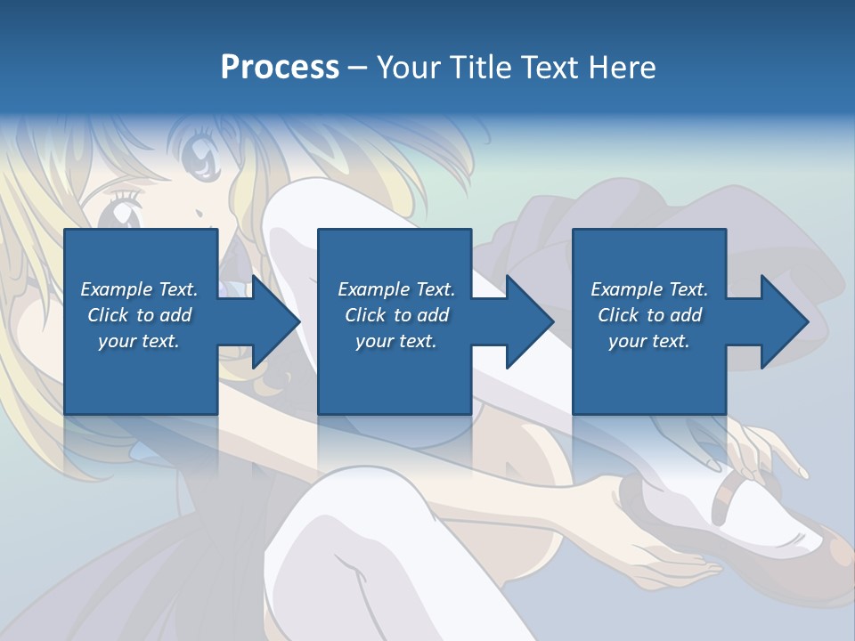 A Girl With Blonde Hair Is Sitting On The Ground PowerPoint Template