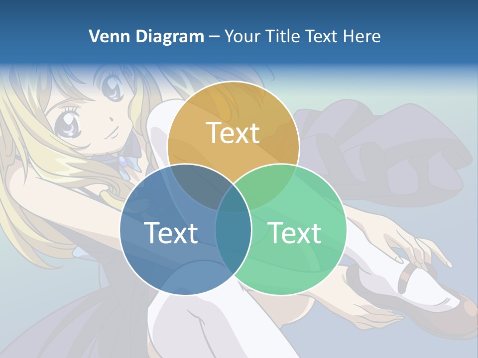 A Girl With Blonde Hair Is Sitting On The Ground PowerPoint Template