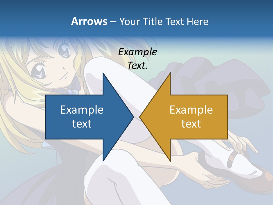 A Girl With Blonde Hair Is Sitting On The Ground PowerPoint Template