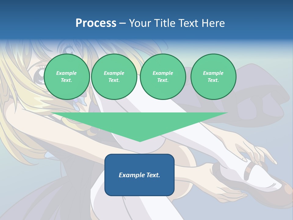 A Girl With Blonde Hair Is Sitting On The Ground PowerPoint Template