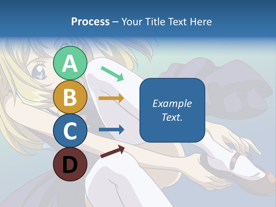 A Girl With Blonde Hair Is Sitting On The Ground PowerPoint Template