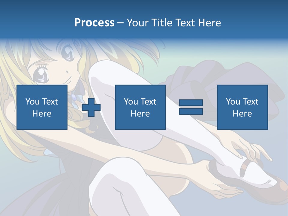 A Girl With Blonde Hair Is Sitting On The Ground PowerPoint Template