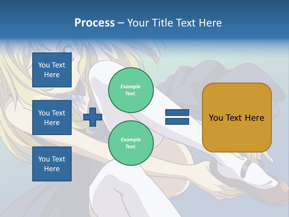A Girl With Blonde Hair Is Sitting On The Ground PowerPoint Template