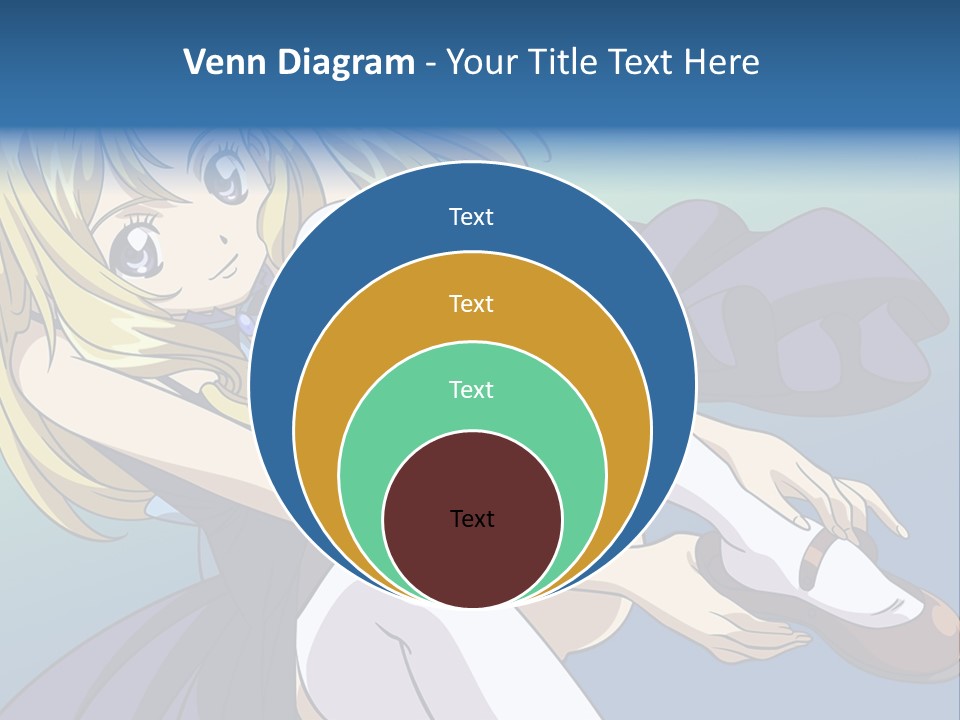 A Girl With Blonde Hair Is Sitting On The Ground PowerPoint Template