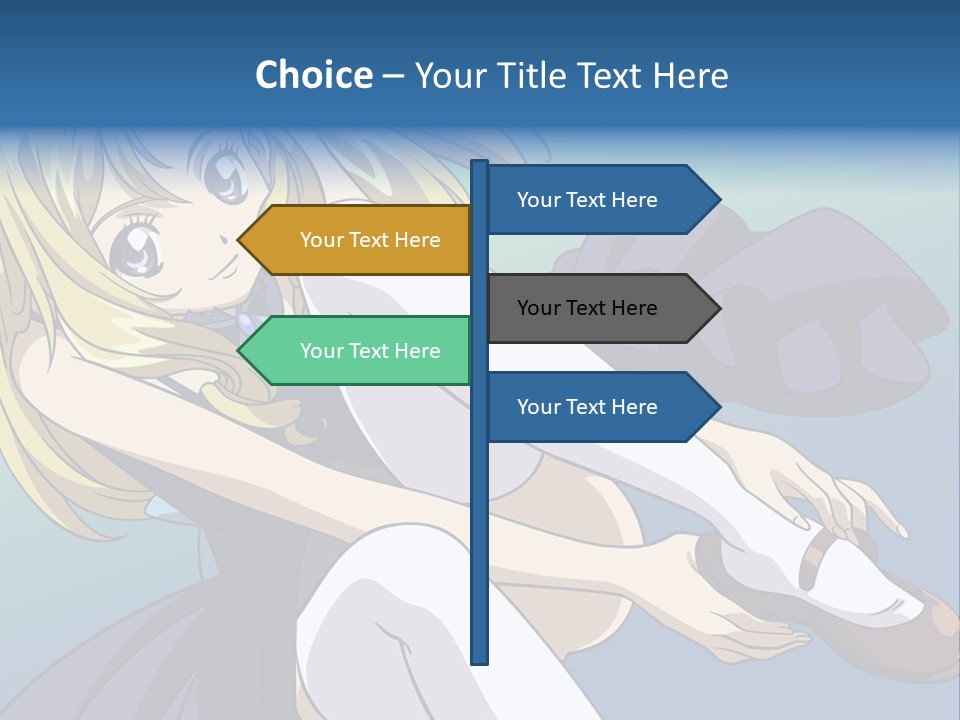 A Girl With Blonde Hair Is Sitting On The Ground PowerPoint Template