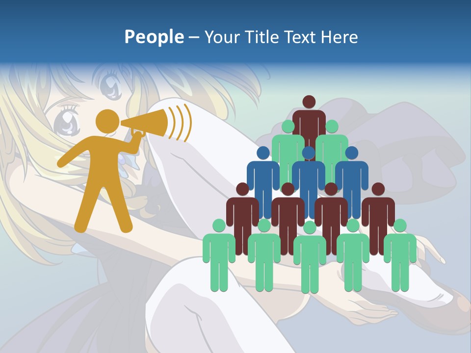 A Girl With Blonde Hair Is Sitting On The Ground PowerPoint Template