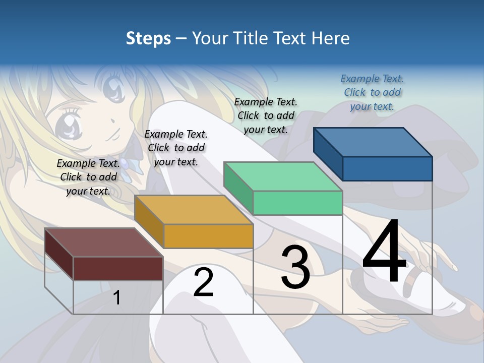 A Girl With Blonde Hair Is Sitting On The Ground PowerPoint Template