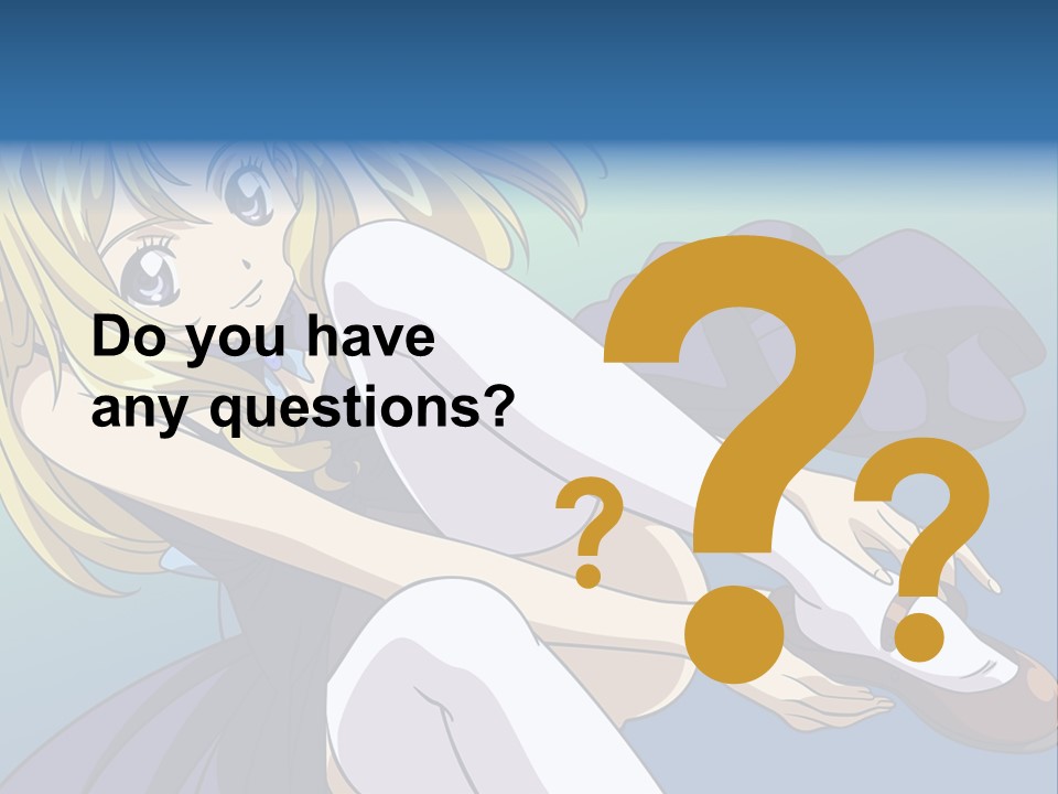 A Girl With Blonde Hair Is Sitting On The Ground PowerPoint Template