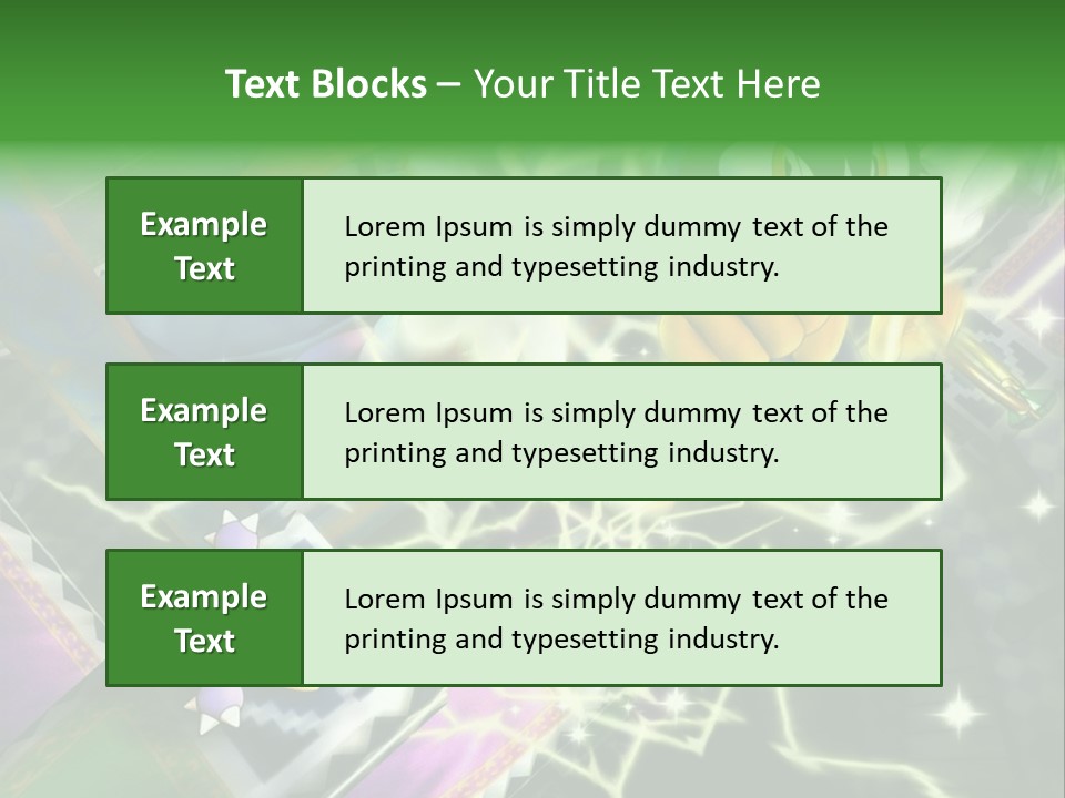 A Cartoon Character With A Green Background PowerPoint Template