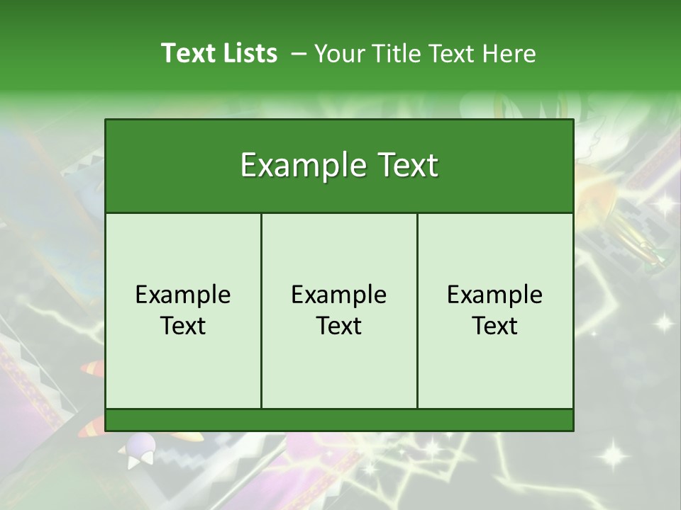 A Cartoon Character With A Green Background PowerPoint Template