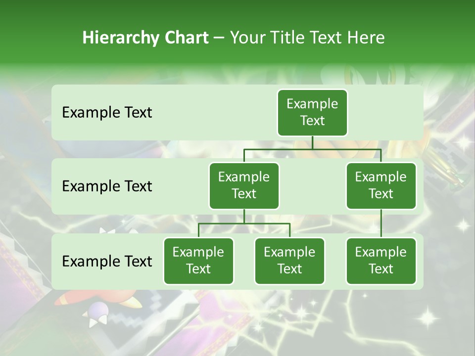 A Cartoon Character With A Green Background PowerPoint Template