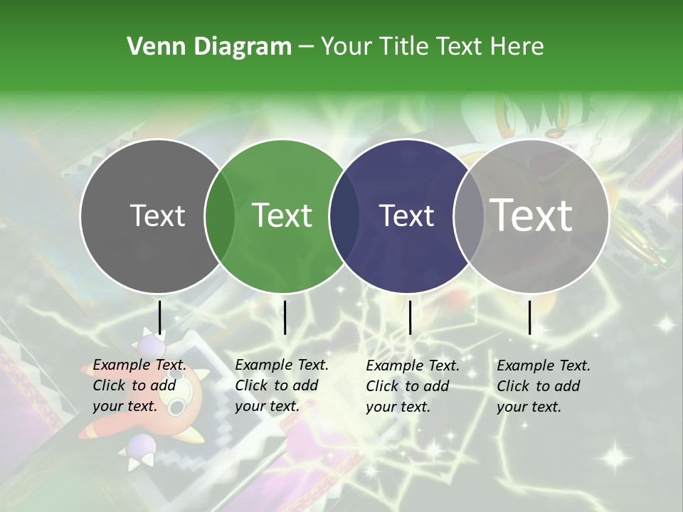 A Cartoon Character With A Green Background PowerPoint Template