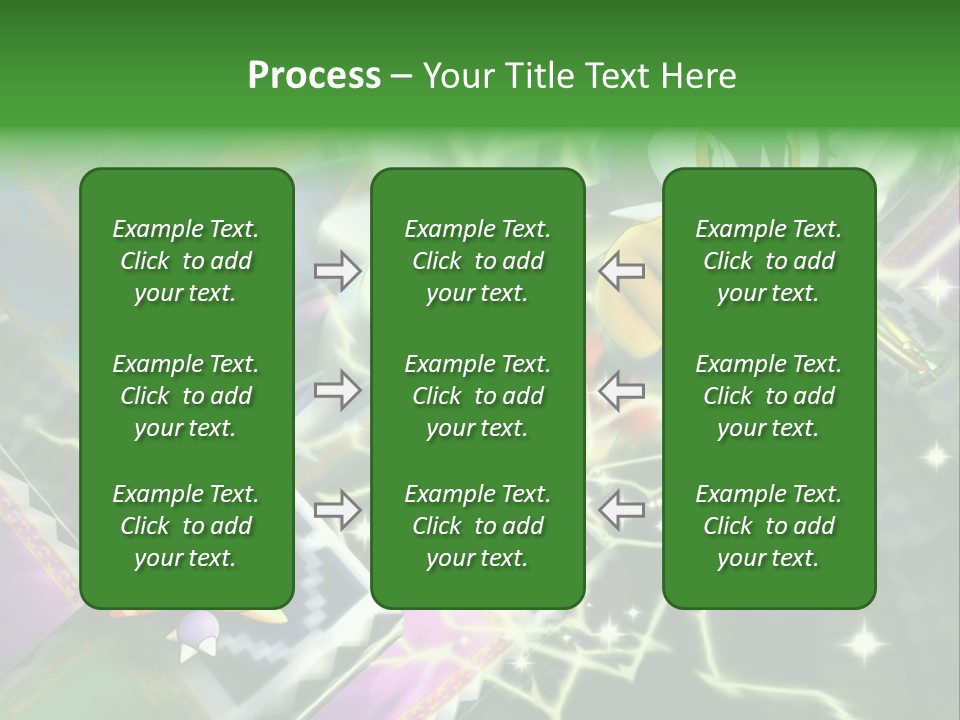 A Cartoon Character With A Green Background PowerPoint Template