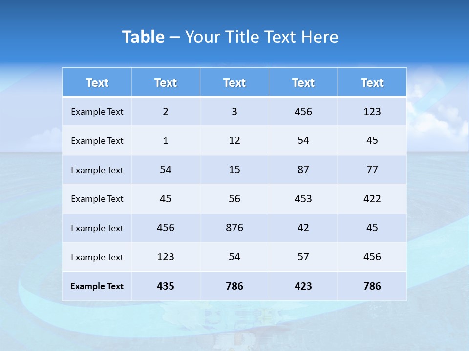 A Picture Of A Cartoon Character Floating In The Water PowerPoint Template