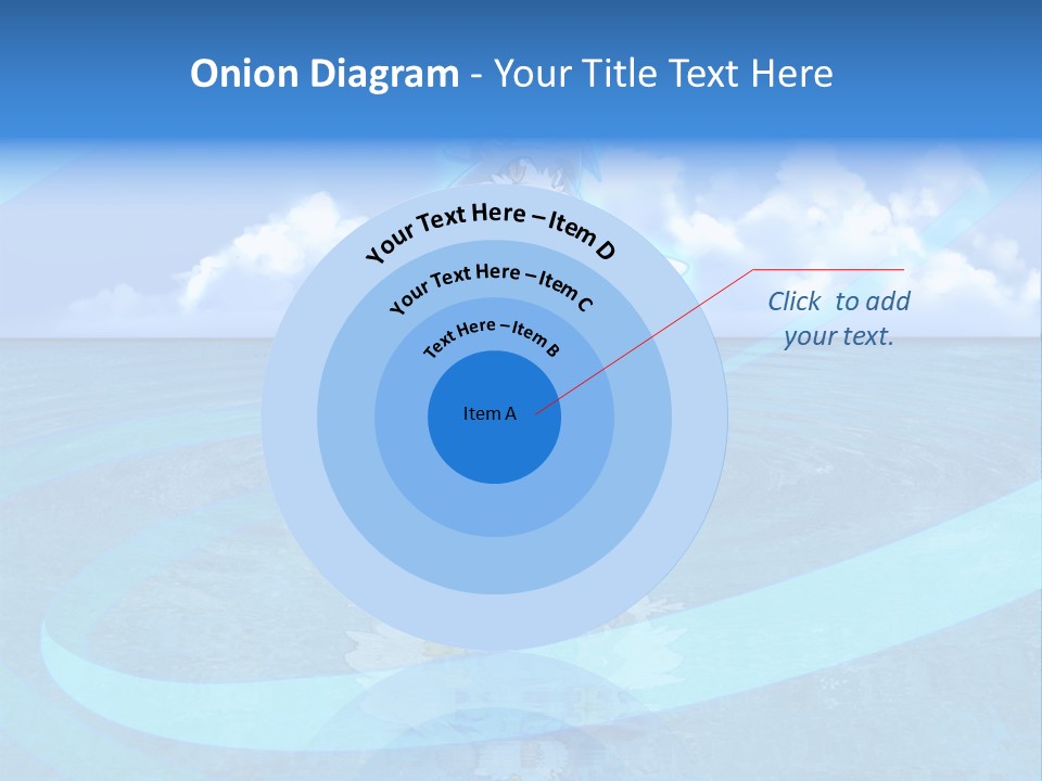 A Picture Of A Cartoon Character Floating In The Water PowerPoint Template