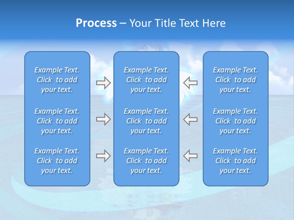 A Picture Of A Cartoon Character Floating In The Water PowerPoint Template