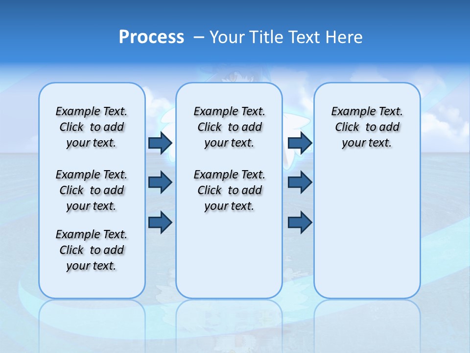 A Picture Of A Cartoon Character Floating In The Water PowerPoint Template
