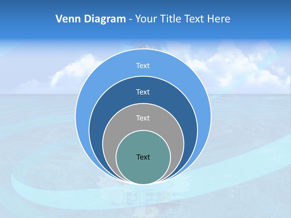 A Picture Of A Cartoon Character Floating In The Water PowerPoint Template