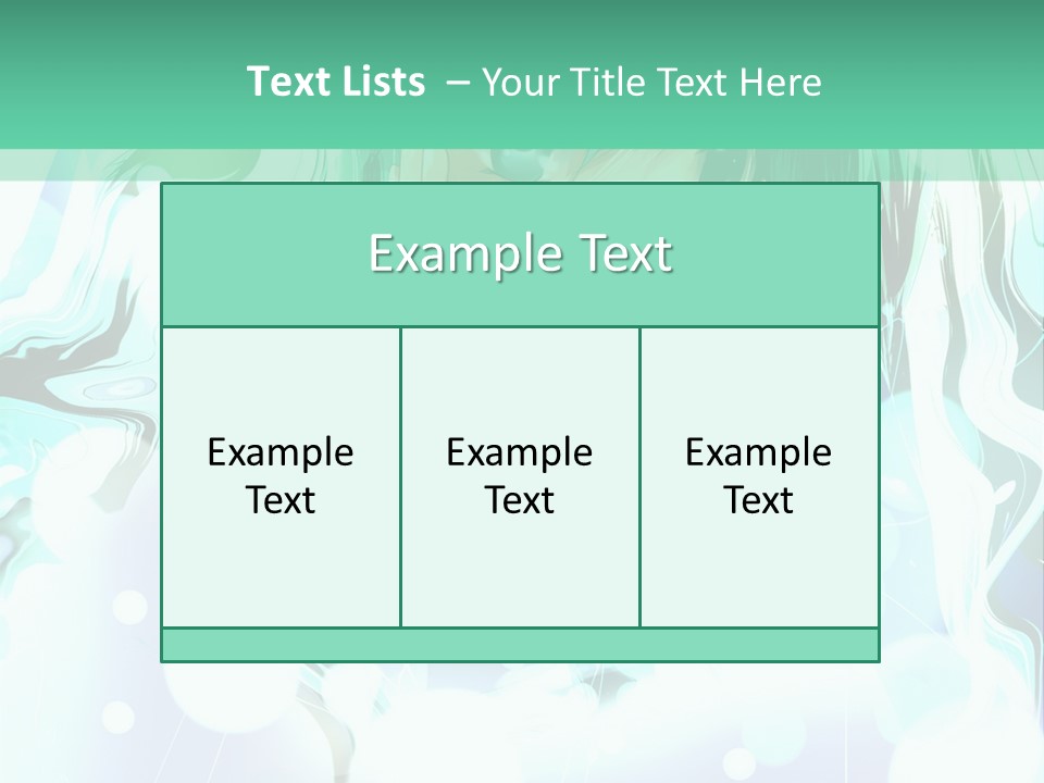 An Anime Character With Green Hair And A Green Background PowerPoint Template