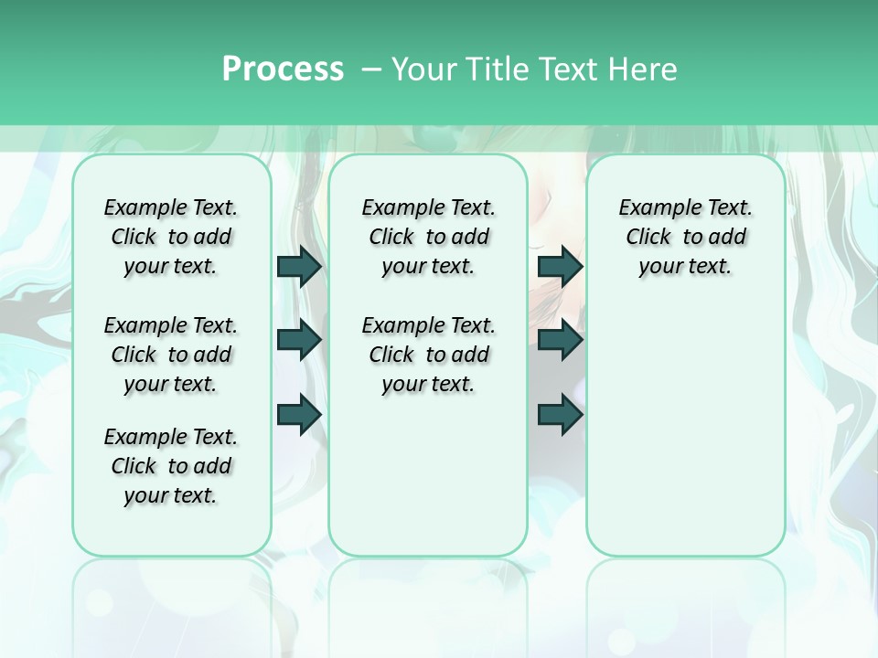 An Anime Character With Green Hair And A Green Background PowerPoint Template