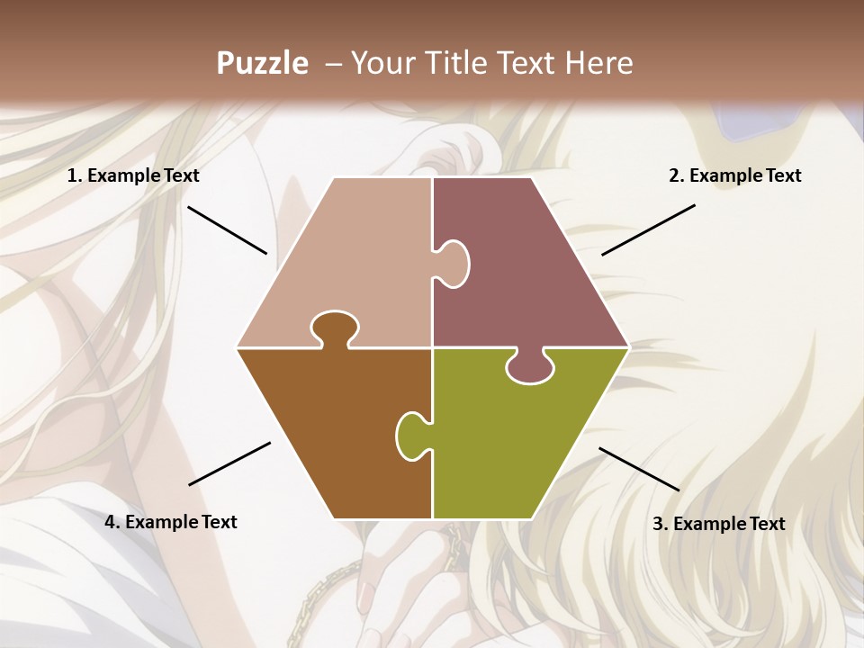 A Woman Laying On Top Of A Bed Next To A Wall PowerPoint Template