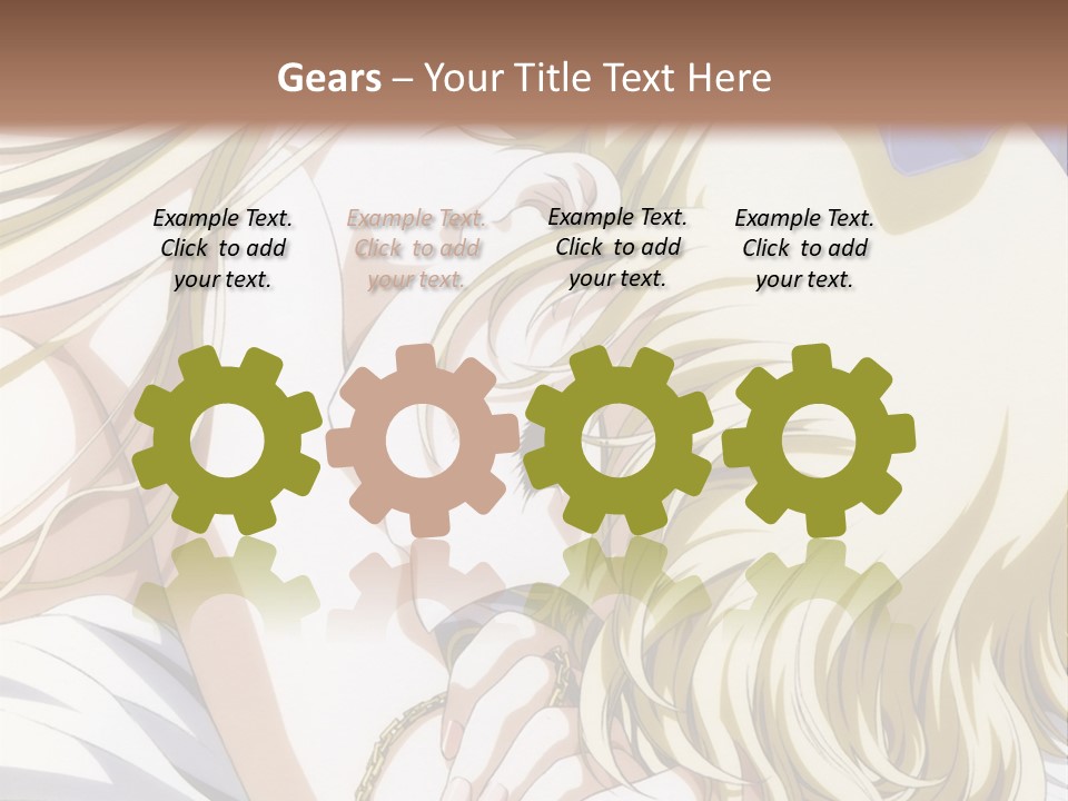 A Woman Laying On Top Of A Bed Next To A Wall PowerPoint Template