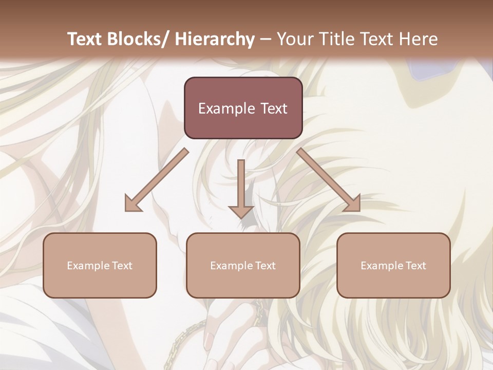 A Woman Laying On Top Of A Bed Next To A Wall PowerPoint Template