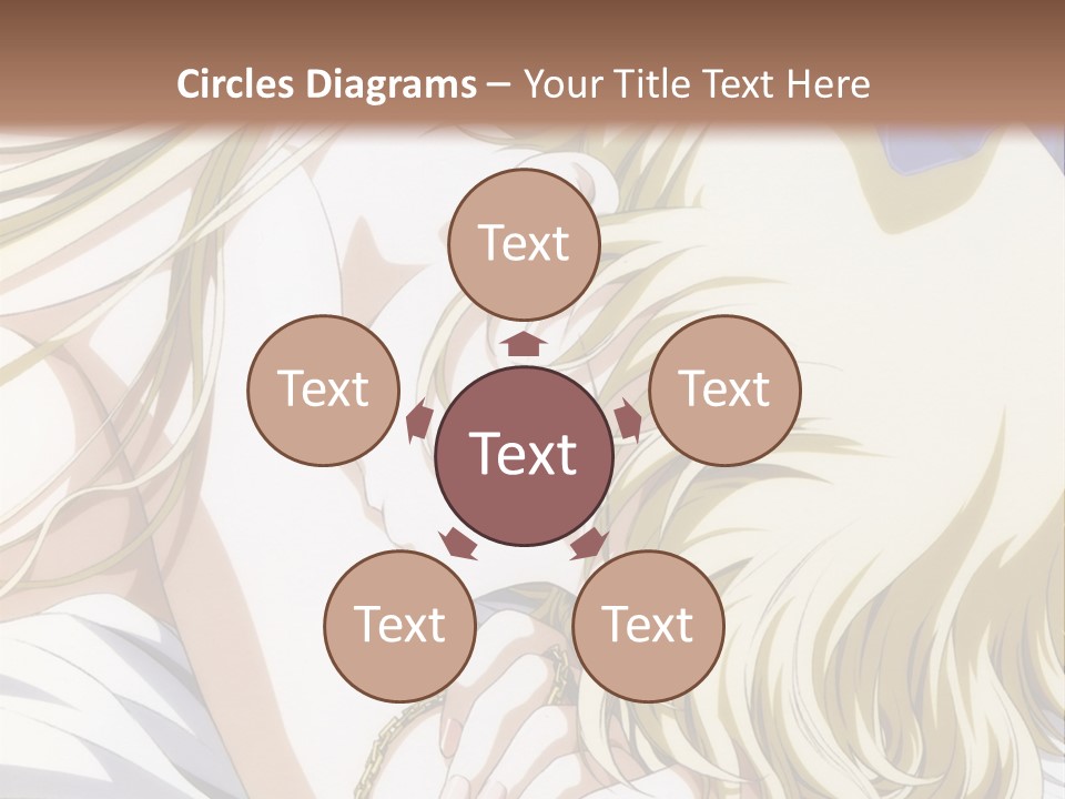 A Woman Laying On Top Of A Bed Next To A Wall PowerPoint Template