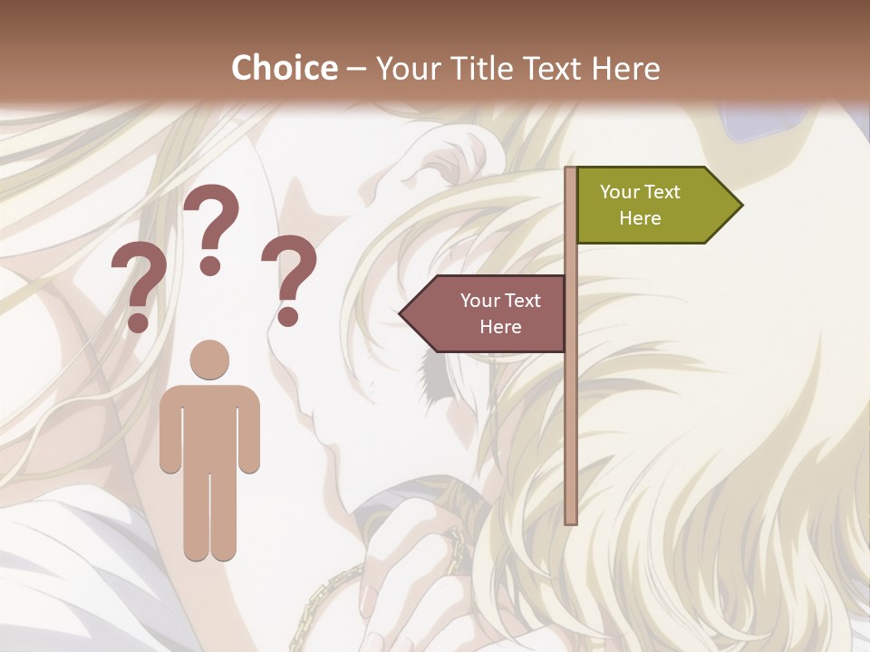 A Woman Laying On Top Of A Bed Next To A Wall PowerPoint Template