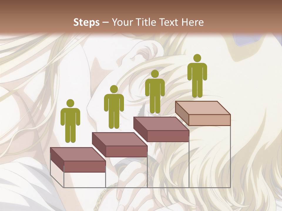 A Woman Laying On Top Of A Bed Next To A Wall PowerPoint Template