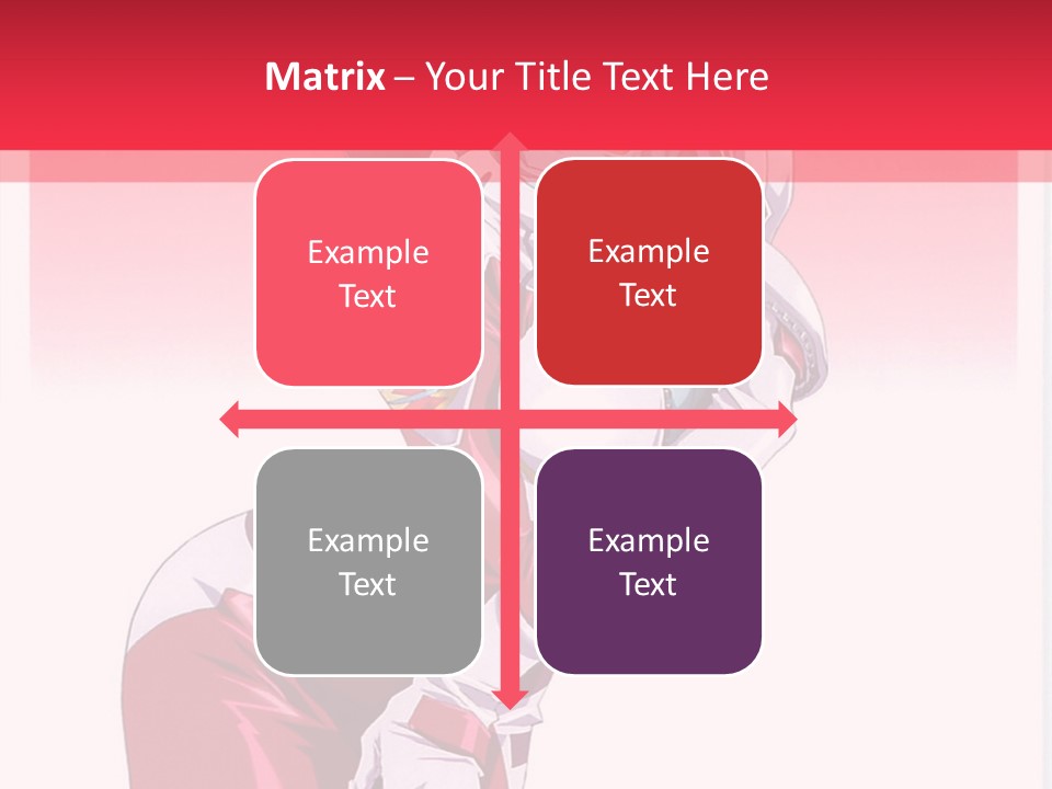 A Woman With Pink Hair Is Posing For The Camera PowerPoint Template