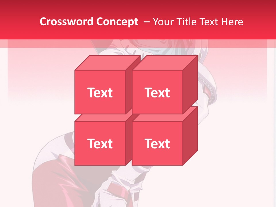 A Woman With Pink Hair Is Posing For The Camera PowerPoint Template
